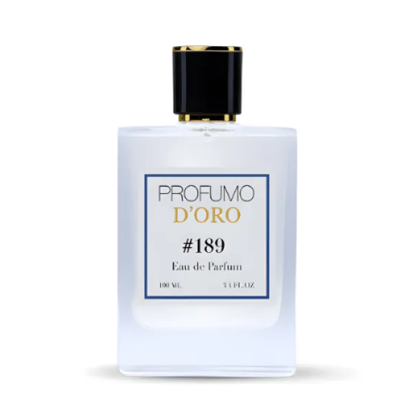 Profumo Doro 189 – edler Flakon mit orientalisch-warmem Eau de Parfum aus Amber, Rose und Oud für Damen und Herren